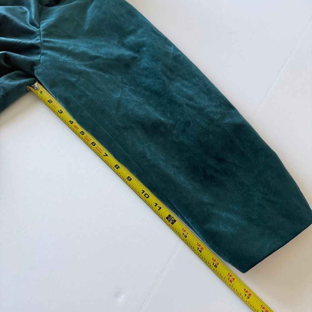 Roaman’s Teal Velvet Women's Blazer Jacket Size 26W - Picture 5 of 8